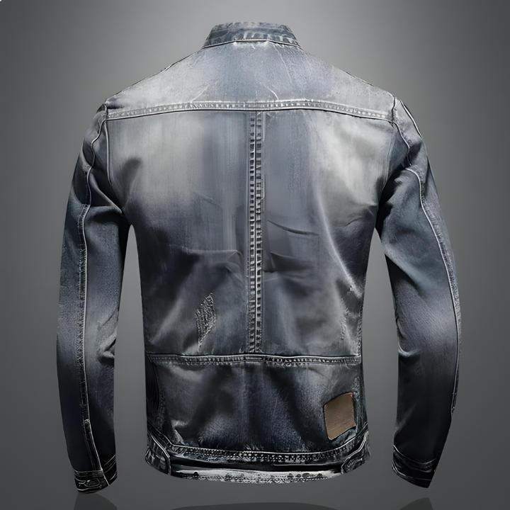Axel | Stylische Bikerjacke mit Used-Look für Herren