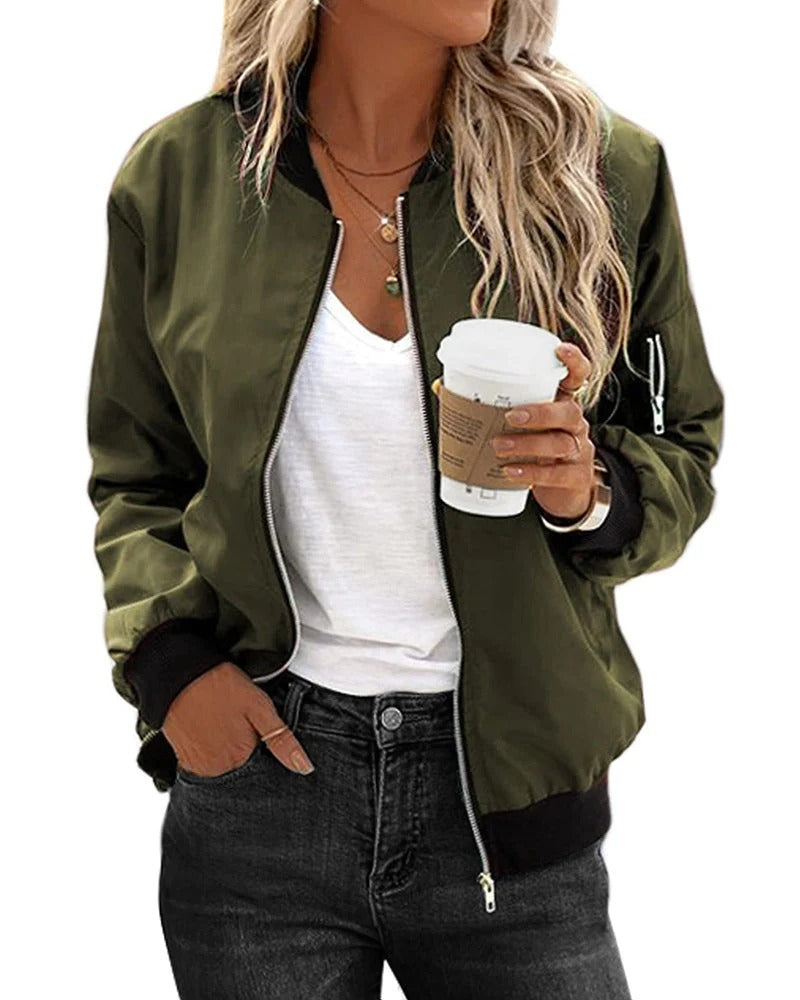 Sharon | Leichte Bomberjacke für Damen