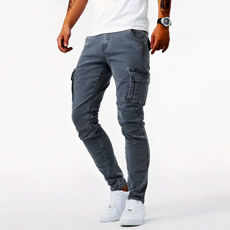 Pablo | Slim Fit Cargo Jogginghose für Herren